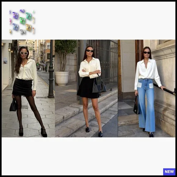 Floral Printed Button Down Shirt Long Sleeve Blouse Business Casual Boho Chic - Picture 7 of 7